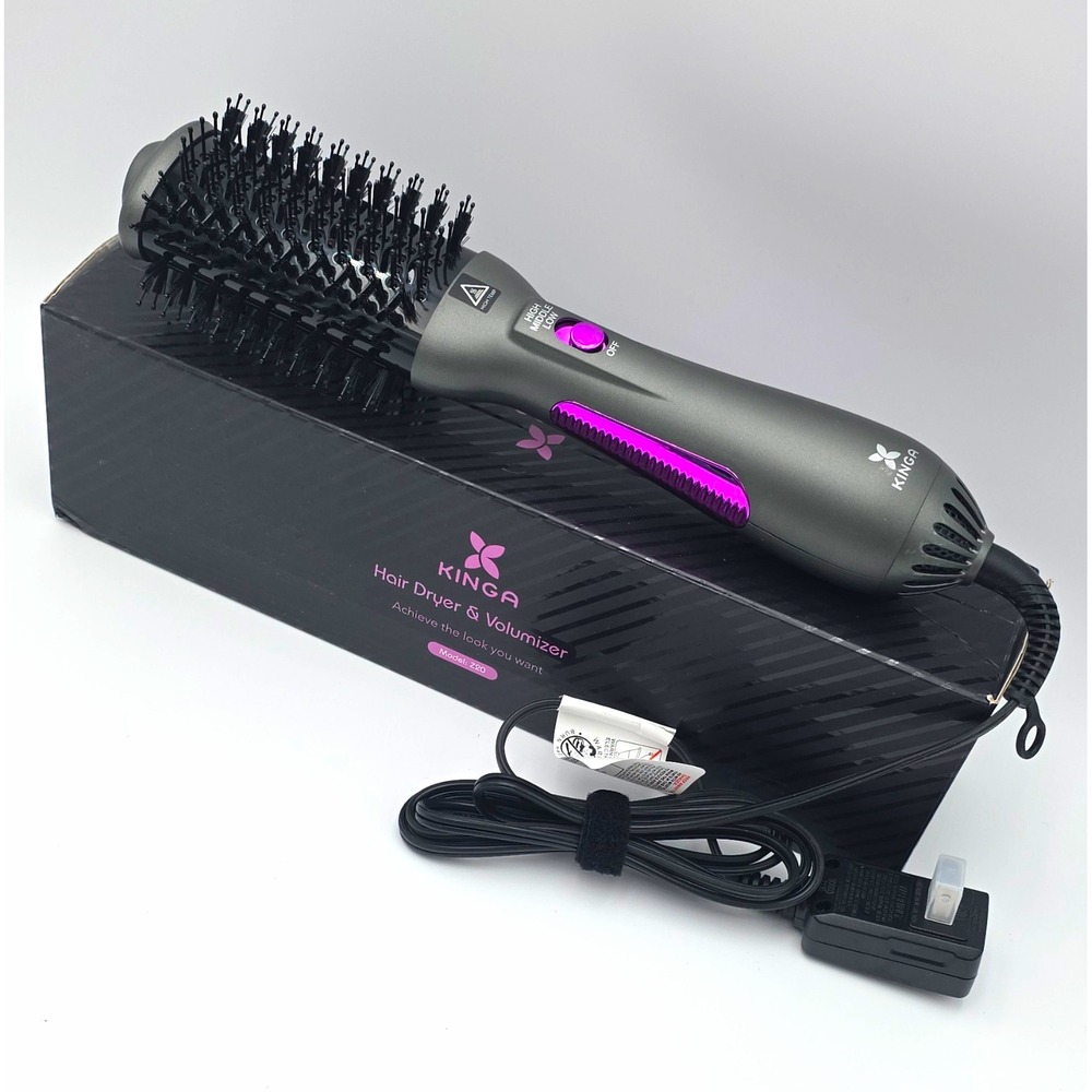 KINGA Z90 Volumizer Hair Dryer Brush 2in, 1000W, 3 Speed/3 Heat